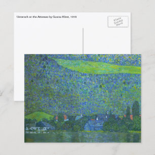 Unterach at Attersee by Klimt, Vintage Art Nouveau Postcard