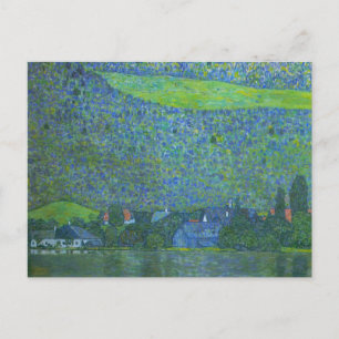 Unterach at Attersee by Klimt, Vintage Art Nouveau Postcard