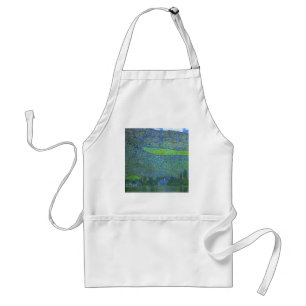 Unterach at Attersee by Klimt, Vintage Art Nouveau Standard Apron