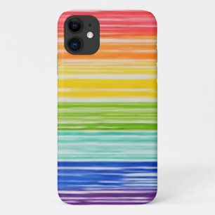 Untidy rainbow stripes Case-Mate iPhone case