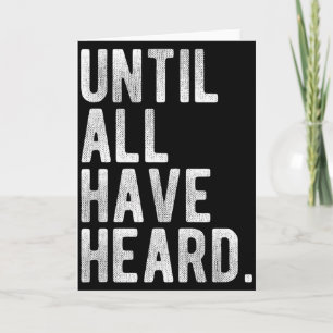 Until All Have Heard Gospel Mission Christian Duty Card