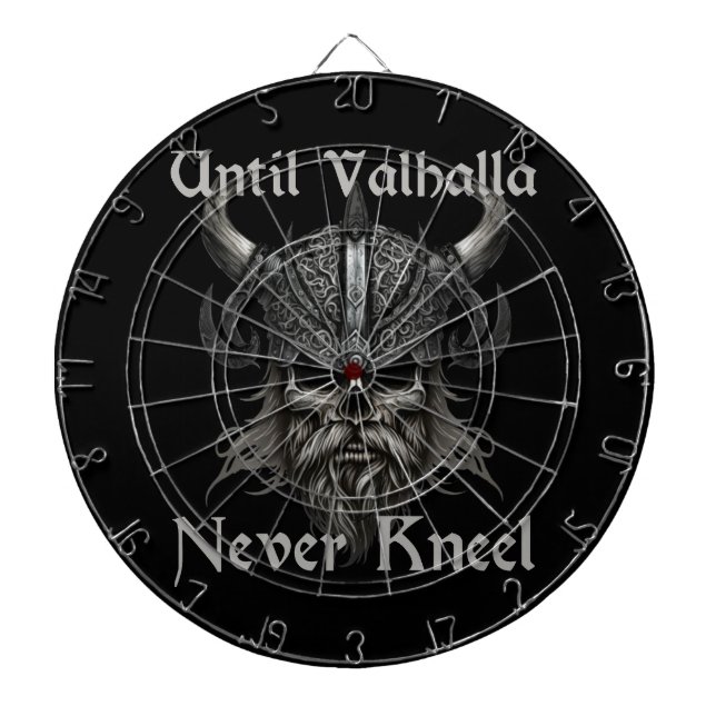 Until Valhalla Never Kneel Dartboard (Front)