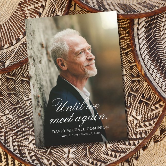 Until We Meet Again Full Photo Memorial Program Programme (Creator Uploaded)