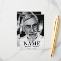 Until We Meet Again Modern Bold Photo Memorial