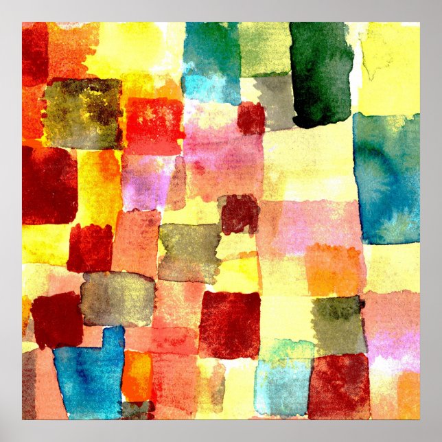 Untitled (1914) by Paul Klee. Poster (Front)