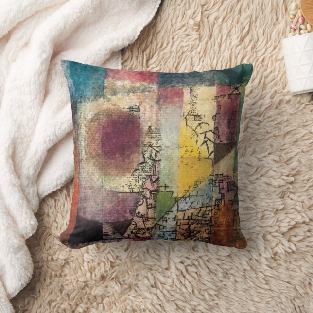 Untitled 2 by Paul Klee, Abstract Art Cushion (Blanket)