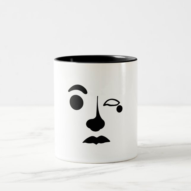 Untitled Abstract Face Mug (Center)