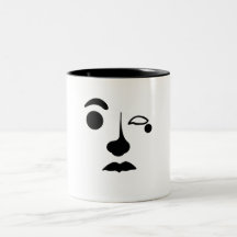 Untitled Abstract Face Mug