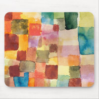 Untitled abstract watercolor squares - Paul Klee