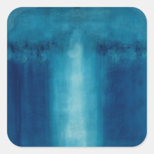 Untitled blue painting 1995 square sticker