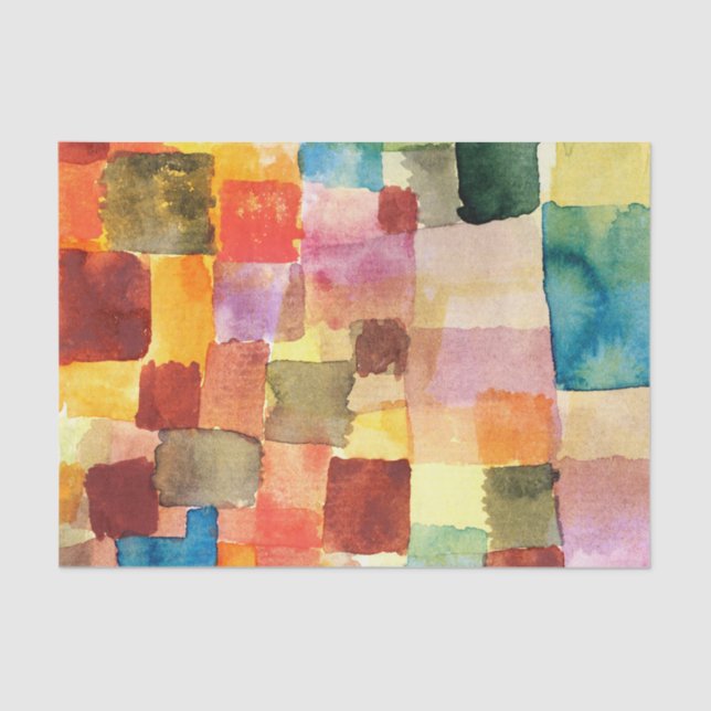 Untitled by Paul Klee Abstract Art Decoupage Tissue Paper (Front)