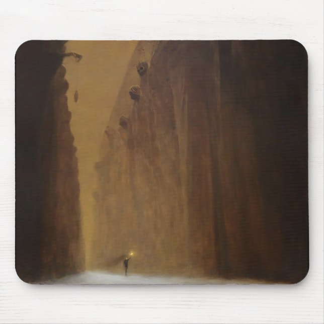 Untitled (Death Valey) by Zdzislaw Beksinski Mouse Pad (Front)