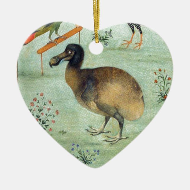 Untitled (Dodo) by Ustad Mansur Ceramic Tree Decoration (Front)