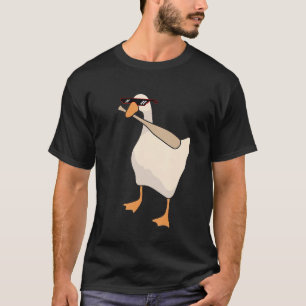 Untitled Funny Goose Game Meme Deal With It T-Shirt