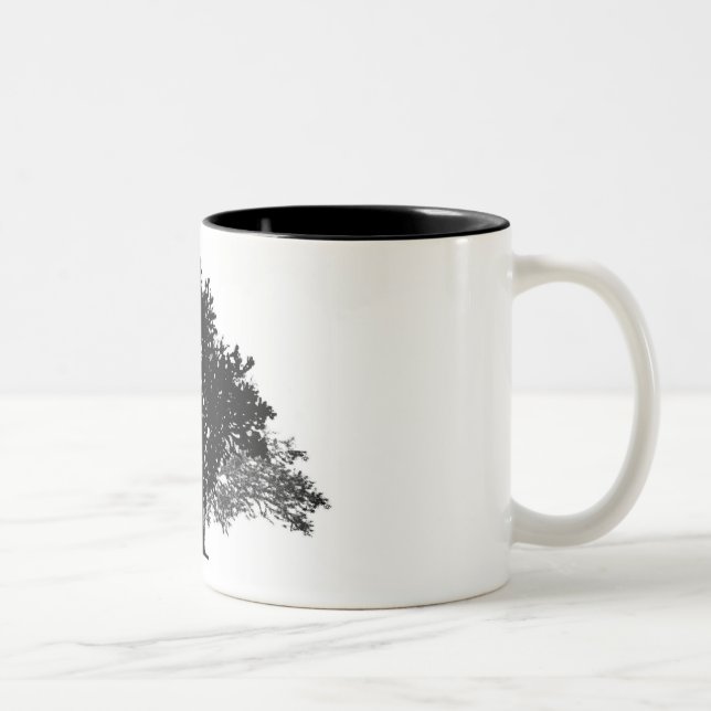 Untitled-Grayscale-11 Two-Tone Coffee Mug (Right)