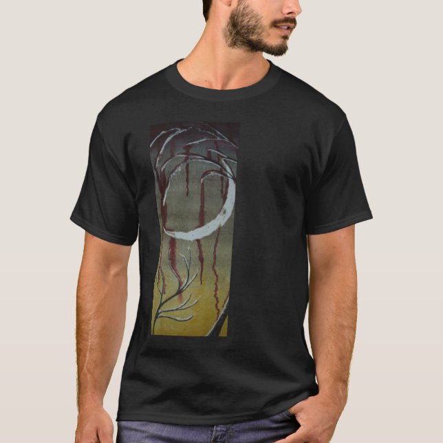 untitled horror moon on a shirt (Front)