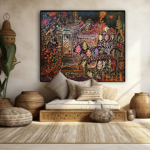 Untitled (Reconstruction), Paul Klee Abstract Art Photo Print