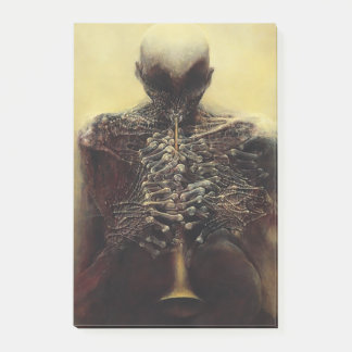 Untitled (The Flautist) by Zdzislaw Beksinski Post-it Notes