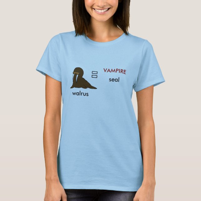 Untitled, walrus, VAMPIRE, seal T-Shirt (Front)