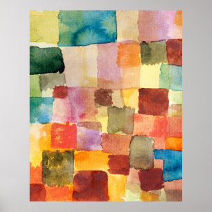 Untitled watercolor squares - Paul Klee Poster