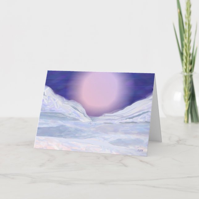 Untouched Snow Card (Front)