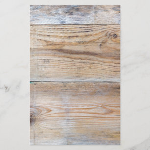 Untreated wood stationery