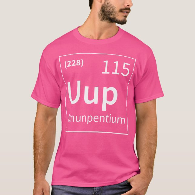 Ununpentium Element 115 Periodic Table Area 51 Ali T-Shirt (Front)