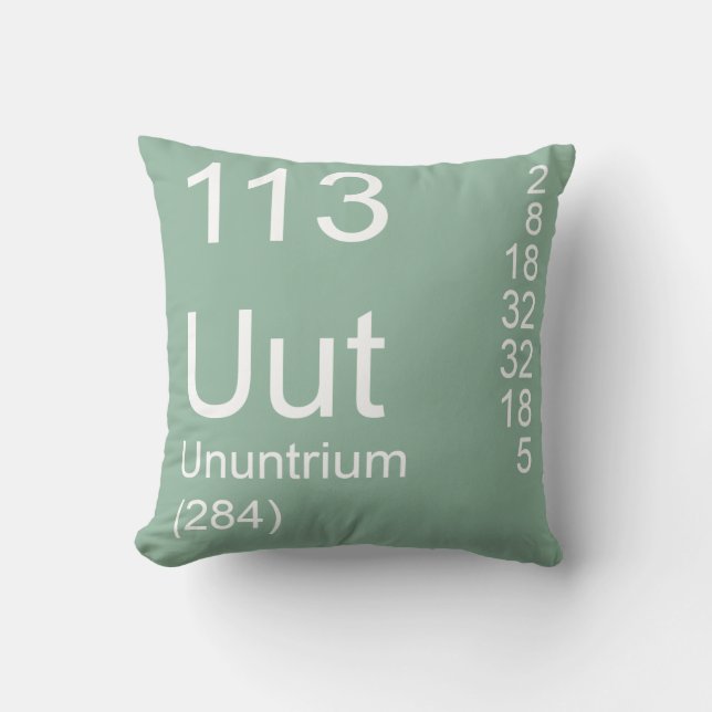 Ununtrium Cushion (Front)