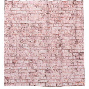 Unusual bright saturated abstract pink background shower curtain
