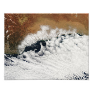 Unusual cloud formations photo print