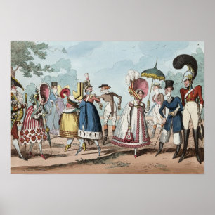 Unusual Fashions print/poster Poster