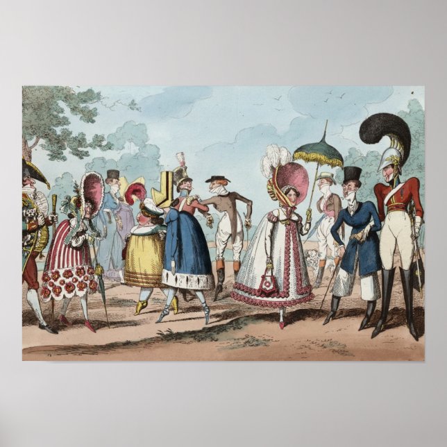 Unusual Fashions print/poster Poster (Front)