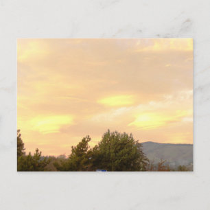 Unusual Sunset Postcard