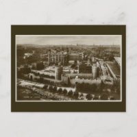 Unusual view Tower of London vintage photo