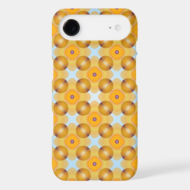 Unusual  Yellow Geometric Case-Mate iPhone Case (Back)