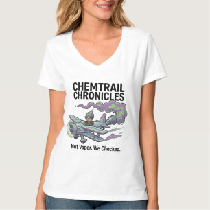 Unveil the Conspiracy: Chemtrail Chronicles T-Shirt
