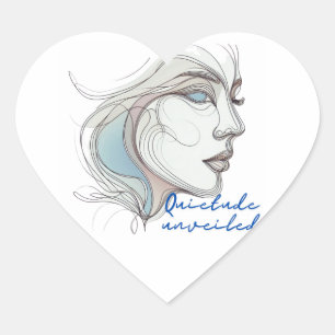Unveiled Heart Sticker