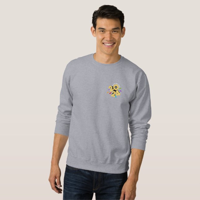 Unveiling New Year of 2024 | Men Sweatshirt (Front Full)