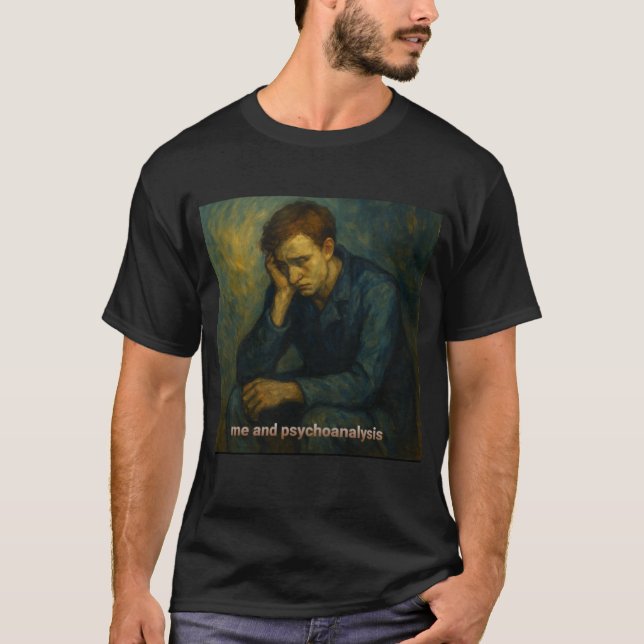 Unveiling the Mind: The Journey of Psychoanalysis T-Shirt (Front)