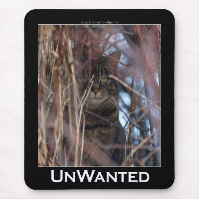UnWanted Feral Cat Mousepad (Front)