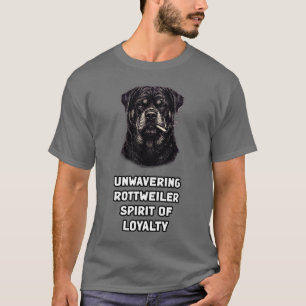 Unwavering Rottweiler Spirit Loyalty Devotion T-Shirt
