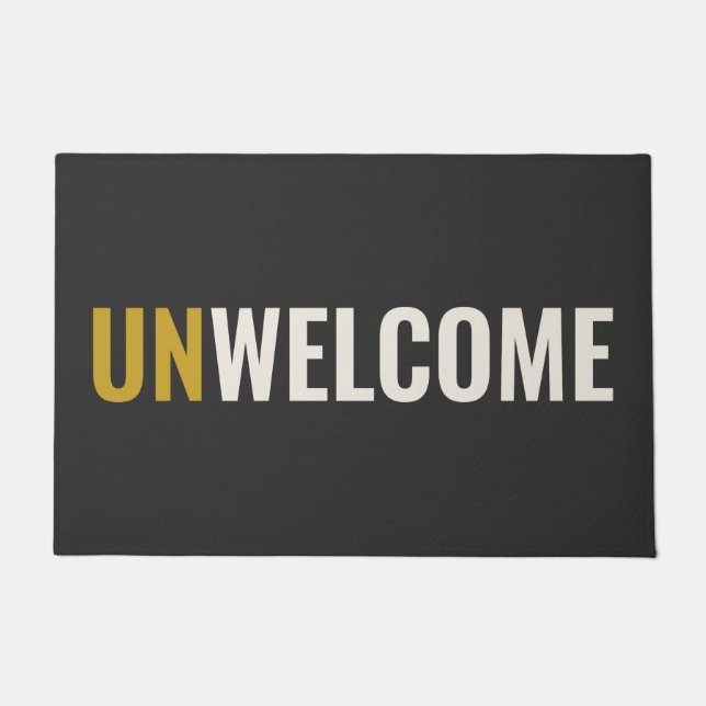 UNWELCOME - Unfriendly Doormat (Front)