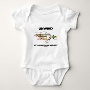 Unwind With Molecular Biology (DNA Replication) Baby Bodysuit
