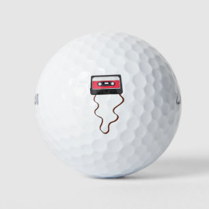 Unwound Cassette Tape Mixtape Retro Vintage Golf Balls