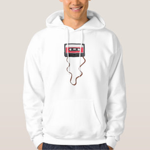 Unwound Cassette Tape Mixtape Retro Vintage Hoodie