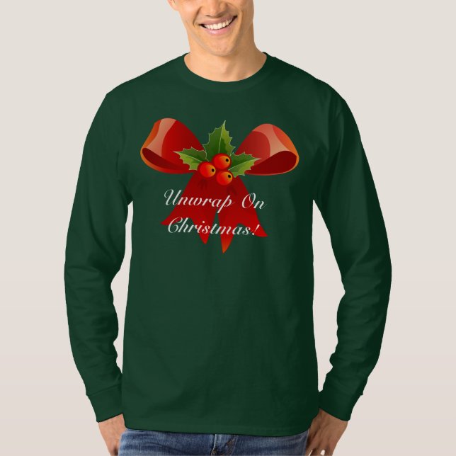 Unwrap On Christmas Ugly Christmas Sweater (Front)