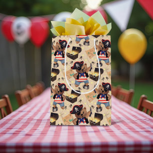 Unwrap the Adventure: Pirate Bear Medium Gift Bag