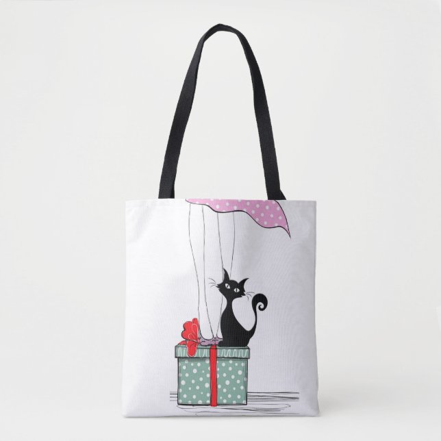 Unwrapping Mr. Darcy Tote Bag (Front)