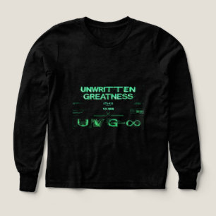 Unwritten Greatness Neon Cyberpunk Girls Tee