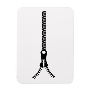 Unzip me fridge magnet